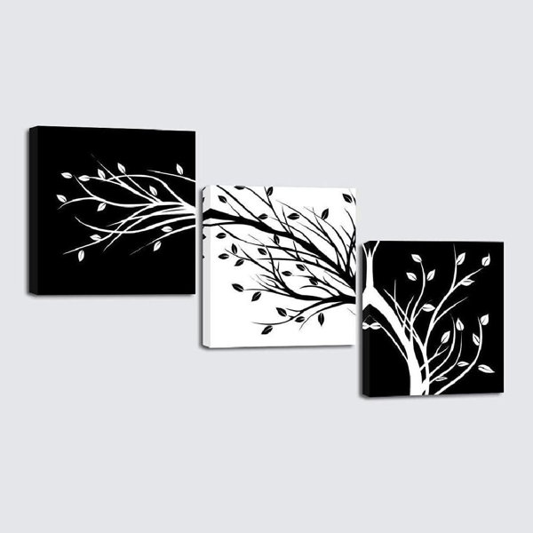 Red Barrel Studio® 3 Piece Wrapped Canvas Painting Set Wayfair